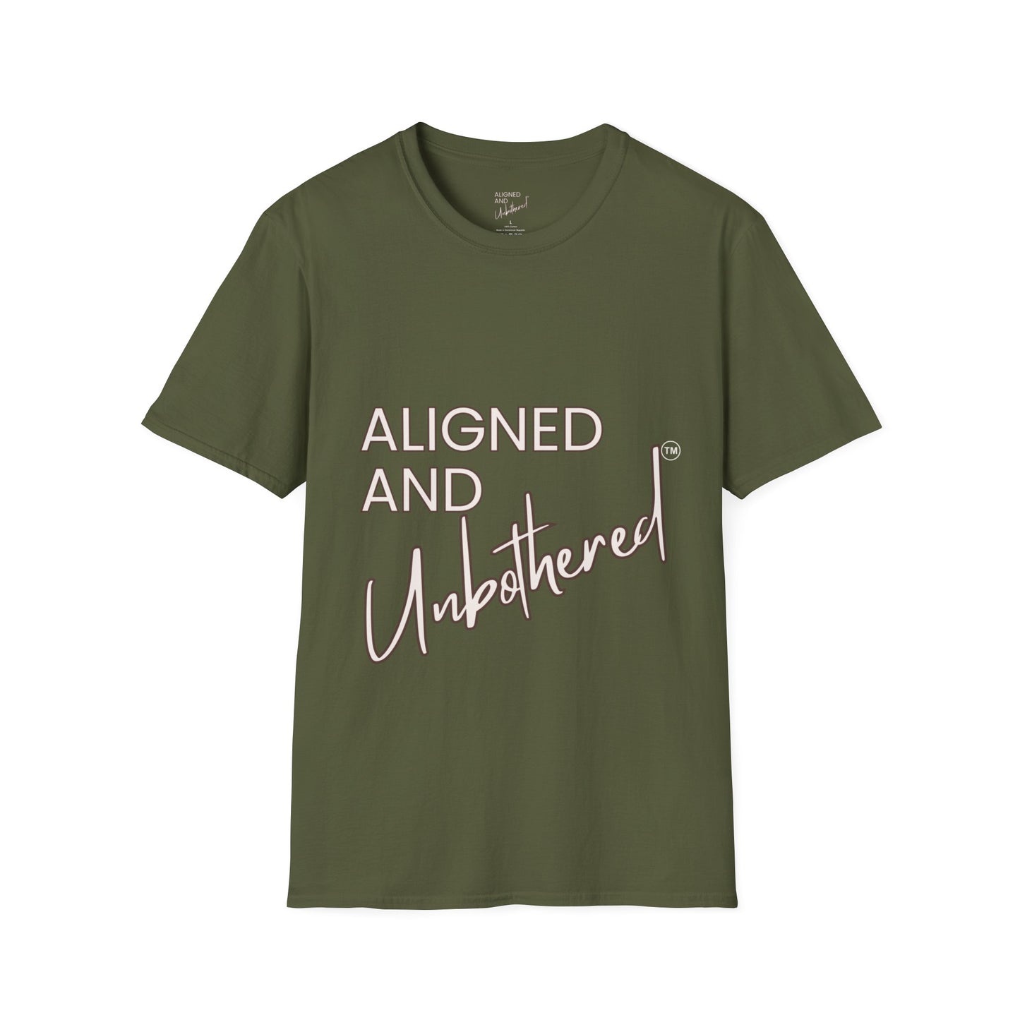Aligned and Unbothered™ Softstyle T-Shirt
